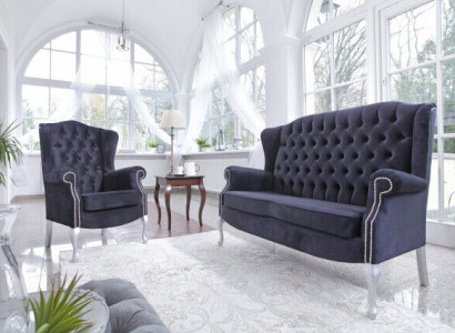 Classic Chesterfield Sofa set 3+1+1 Seater Sofa Couch Upholstery Velvet new